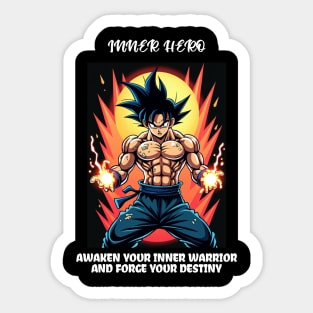 Warrior's Awakening: Forge Your Destiny Sticker